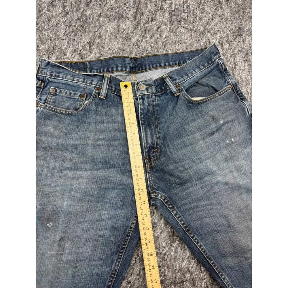 Levis 559 Relaxed Straight Mens Blue Denim Jeans 38x34 Medium Wash Classic